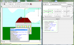 Object-Draw Hauptfenster mitsamt Analysatorfenster